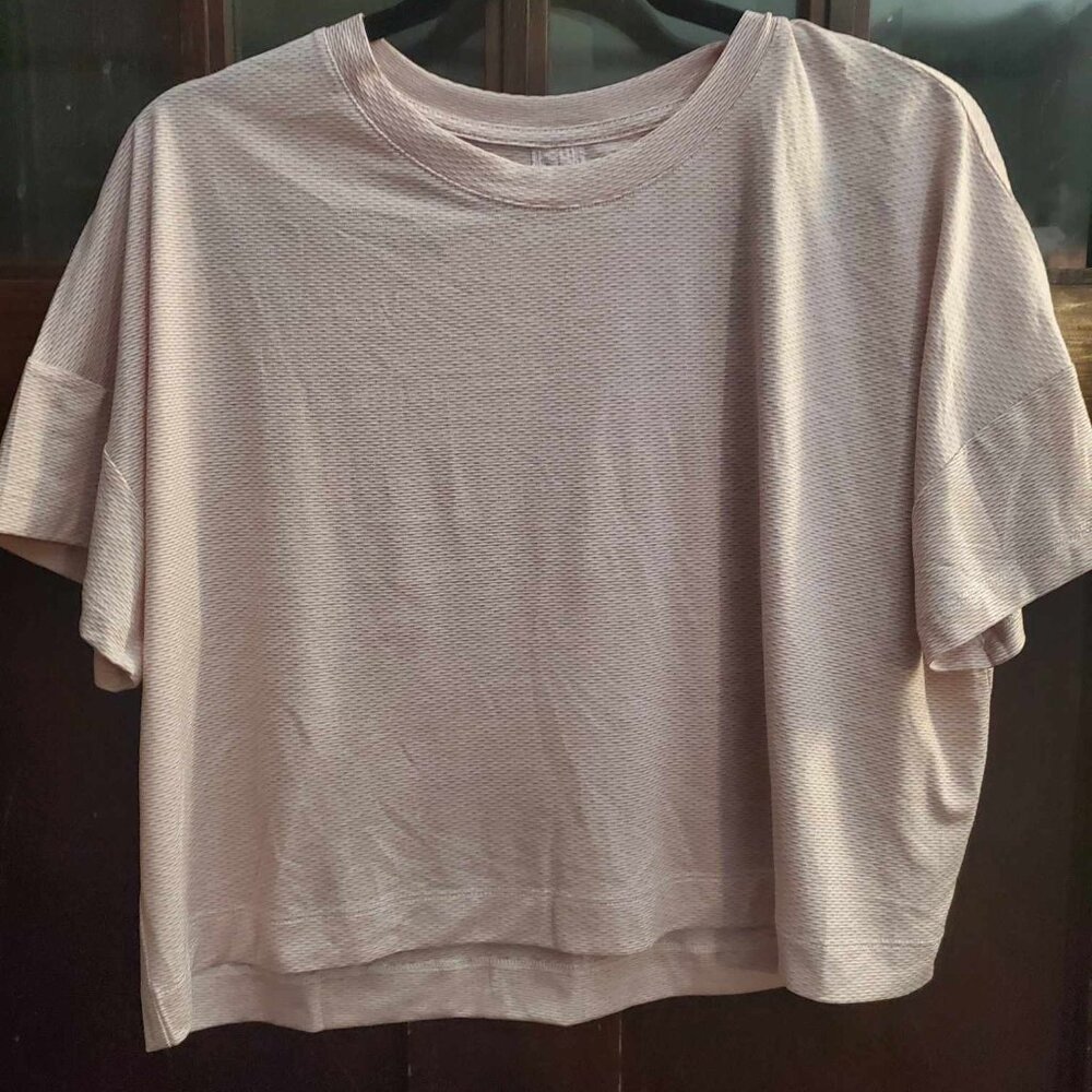 All In Motion Cropped Short-Sleeve Tee